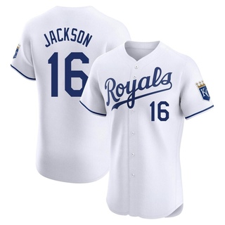 Elite Bo Jackson Men's Kansas City Royals Home Jersey - White