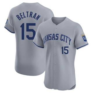 Elite Carlos Beltran Men's Kansas City Royals Road Jersey - Gray