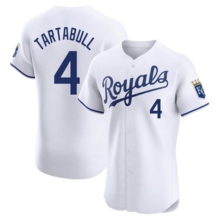 Elite Danny Tartabull Men's Kansas City Royals Home Jersey - White