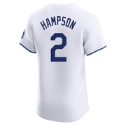 Elite Garrett Hampson Men's Kansas City Royals Home Jersey - White