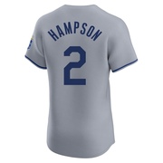 Elite Garrett Hampson Men's Kansas City Royals Road Jersey - Gray