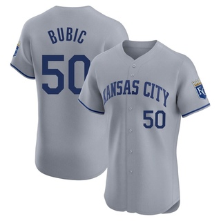 Elite Kris Bubic Men's Kansas City Royals Road Jersey - Gray