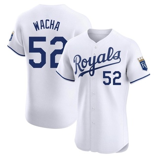 Elite Michael Wacha Men's Kansas City Royals Home Jersey - White