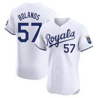 Elite Ronald Bolanos Men's Kansas City Royals Home Jersey - White