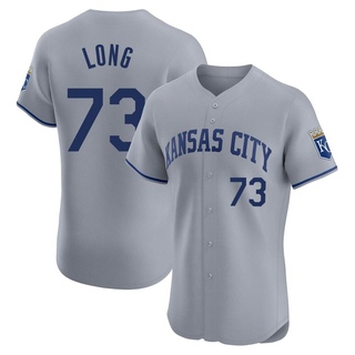 Elite Sam Long Men's Kansas City Royals Road Jersey - Gray