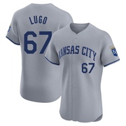 Elite Seth Lugo Men's Kansas City Royals Road Jersey - Gray