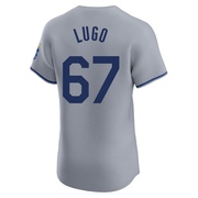 Elite Seth Lugo Men's Kansas City Royals Road Jersey - Gray