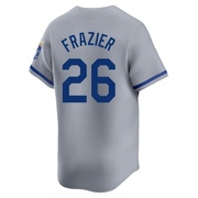 Limited Adam Frazier Men's Kansas City Royals Away Jersey - Gray