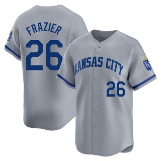 Limited Adam Frazier Men's Kansas City Royals Away Jersey - Gray