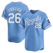 Limited Adam Frazier Youth Kansas City Royals Alternate Jersey - Light Blue