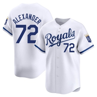 Limited CJ Alexander Youth Kansas City Royals Home Jersey - White