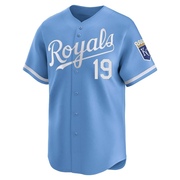 Limited Cheslor Cuthbert Men's Kansas City Royals Alternate Jersey - Light Blue