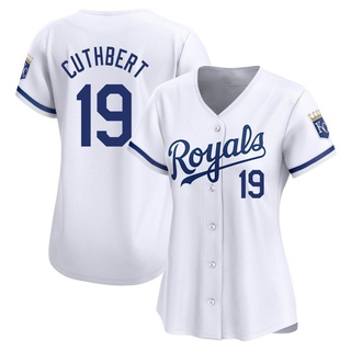 Limited Cheslor Cuthbert Women's Kansas City Royals Home Jersey - White