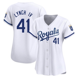 Limited Daniel Lynch IV Women's Kansas City Royals Home Jersey - White