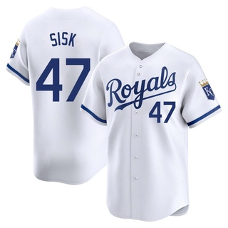 Limited Evan Sisk Youth Kansas City Royals Home Jersey - White