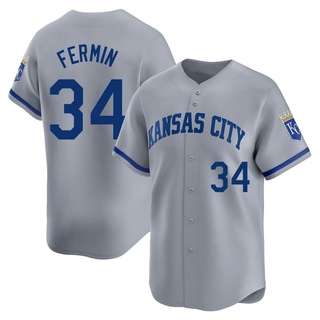 Limited Freddy Fermin Youth Kansas City Royals Away Jersey - Gray