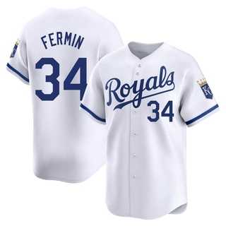 Limited Freddy Fermin Youth Kansas City Royals Home Jersey - White