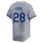 Limited Kyle Isbel Men's Kansas City Royals Away Jersey - Gray