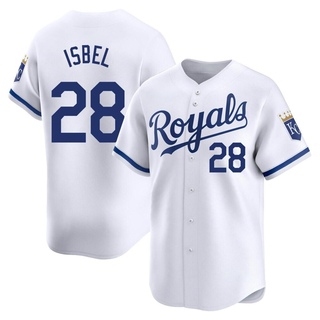 Limited Kyle Isbel Youth Kansas City Royals Home Jersey - White