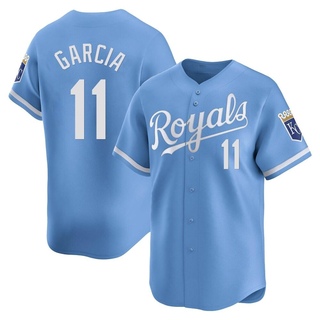 Limited Maikel Garcia Youth Kansas City Royals Alternate Jersey - Light Blue