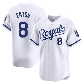 Limited Nathan Eaton Men's Kansas City Royals Home Jersey - White