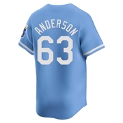 Limited Nick Anderson Men's Kansas City Royals Alternate Jersey - Light Blue