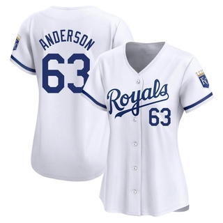 Limited Nick Anderson Women's Kansas City Royals Home Jersey - White