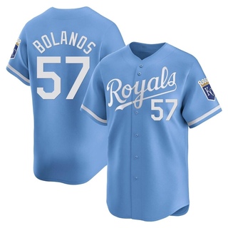 Limited Ronald Bolanos Men's Kansas City Royals Alternate Jersey - Light Blue