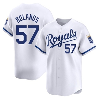 Limited Ronald Bolanos Men's Kansas City Royals Home Jersey - White