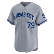 Limited Tyler Cropley Men's Kansas City Royals Away Jersey - Gray