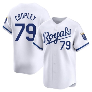 Limited Tyler Cropley Men's Kansas City Royals Home Jersey - White