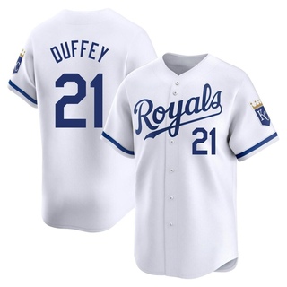 Limited Tyler Duffey Men's Kansas City Royals Home Jersey - White