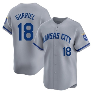 Limited Yuli Gurriel Men's Kansas City Royals Away Jersey - Gray