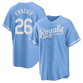 Replica Adam Frazier Youth Kansas City Royals 2022 Alternate Jersey - Light Blue