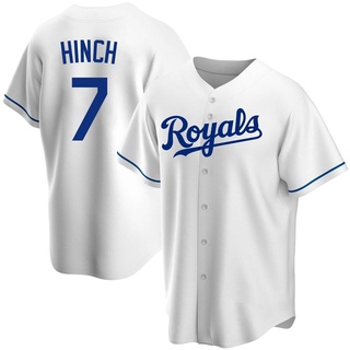 Replica A.j. Hinch Men's Kansas City Royals Home Jersey - White