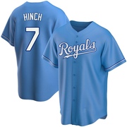 Replica A.j. Hinch Youth Kansas City Royals Alternate Jersey - Light Blue