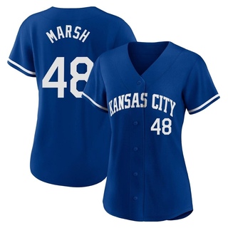 Replica Alec Marsh Men's Kansas City Royals 2022 Alternate Jersey - Royal