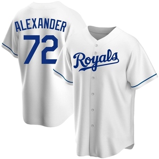 Replica CJ Alexander Youth Kansas City Royals Home Jersey - White