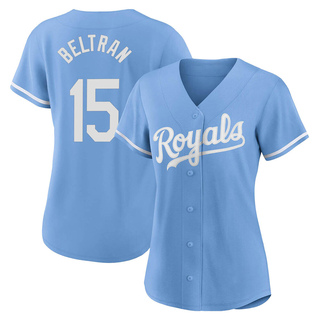 Replica Carlos Beltran Women's Kansas City Royals 2022 Alternate Jersey - Light Blue