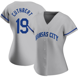 Replica Cheslor Cuthbert Women's Kansas City Royals 2022 Road Jersey - Gray