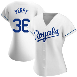 Replica Gaylord Perry Women's Kansas City Royals Home Jersey - White