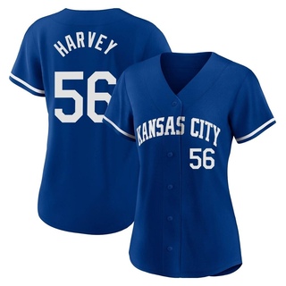 Replica Hunter Harvey Men's Kansas City Royals 2022 Alternate Jersey - Royal