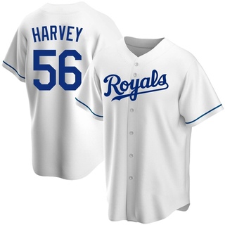 Replica Hunter Harvey Youth Kansas City Royals Home Jersey - White