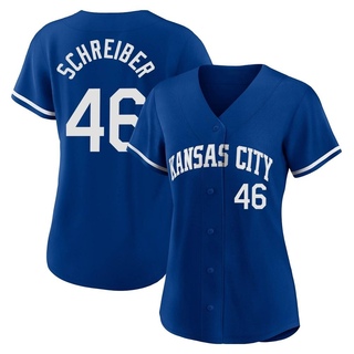 Replica John Schreiber Men's Kansas City Royals 2022 Alternate Jersey - Royal