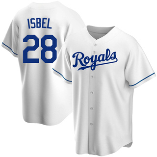 Replica Kyle Isbel Youth Kansas City Royals Home Jersey - White