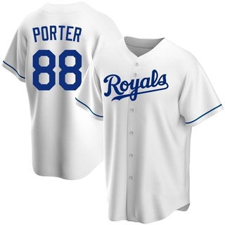 Replica Logan Porter Youth Kansas City Royals Home Jersey - White