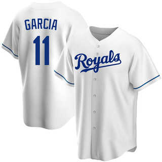 Replica Maikel Garcia Men's Kansas City Royals Home Jersey - White