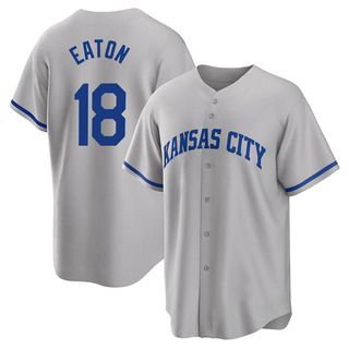 Replica Nate Eaton Men's Kansas City Royals 2022 Road Jersey - Gray