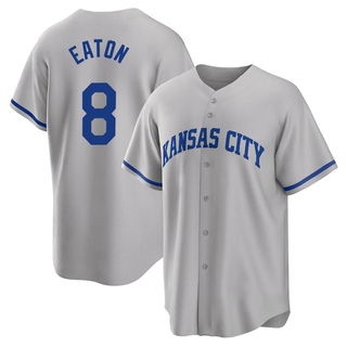 Replica Nathan Eaton Men's Kansas City Royals 2022 Road Jersey - Gray