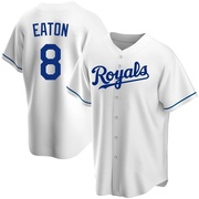 Replica Nathan Eaton Youth Kansas City Royals Home Jersey - White